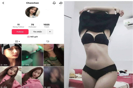 XXX hot tiktoker Chan Chan với ny